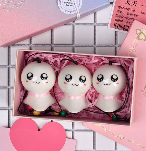 风铃挂件礼品陶瓷晴天娃娃生日礼物