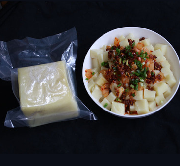 小吃农家自制凉拌米糕5斤送调料